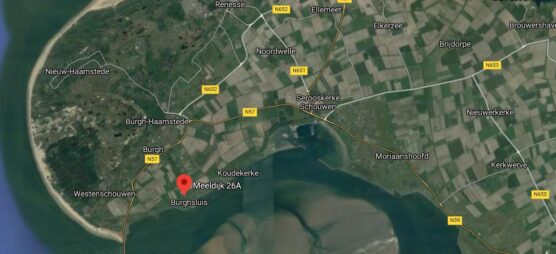 Locatie Liberte aan zee satteliet